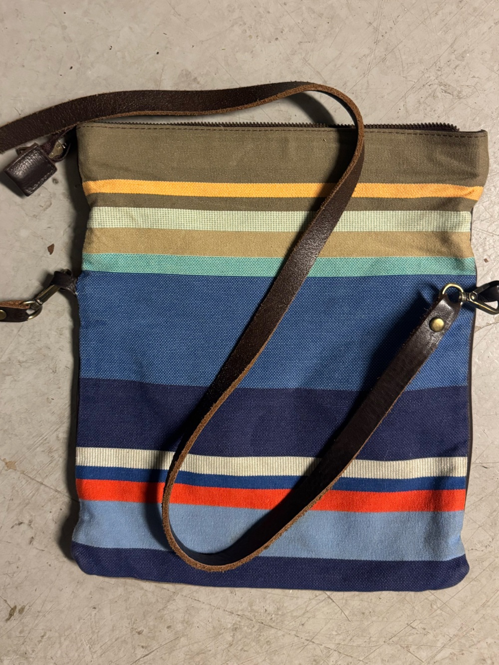 Original design leather cross body bag/purse handmade Santa Fe New Mexico